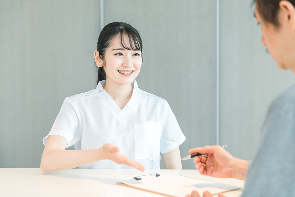 ご予約・受付・問診票の記入